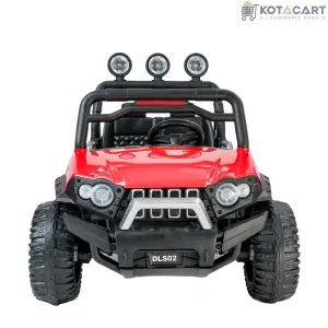 Electric Ride on for Kids | Battery Car For 1 to 7 Year Kids | Car For Kids with Swing Option, Music System, Spring Suspension and Remote Control- Red | Same-Day Delivery in Delhi NCR