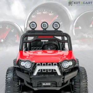 Electric Ride on for Kids | Battery Car For 1 to 7 Year Kids | Car For Kids with Swing Option, Music System, Spring Suspension and Remote Control- Red | Same-Day Delivery in Delhi NCR