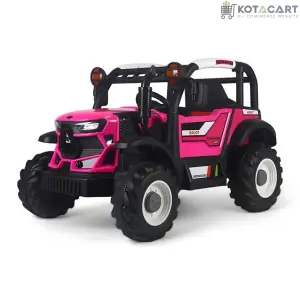 Electric Ride on for Kids | Battery Car For 1 to 7 Year Kids | Car For Kids with Swing Option, Music System, Spring Suspension and Remote Control- Pink | Same-Day Delivery in Delhi NCR