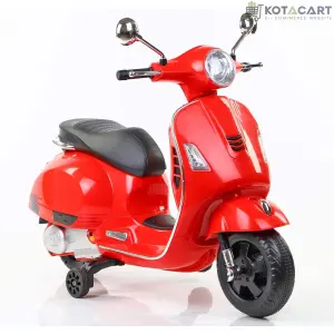 Electric Scooter for Kids | Scooter for Child | Battery Scooter with Foot Accelerator-Red | Same-Day Delivery in Delhi NCR