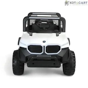 Battery-Operated Ride-on Jeep for Kids | Battery car For Kids | Suitable for Children Aged 2 to 5 Years - White | Same-Day Delivery in Delhi NCR