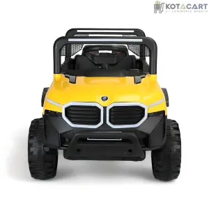 Battery-Operated Ride-on Jeep for Kids | Battery car For Kids | Suitable for Children Aged 2 to 5 Years - Yellow | Same-Day Delivery in Delhi NCR