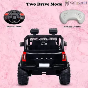 Battery Operated 4x4 Big Size Jeep 12V Battery Jeep Battery Operated Ride On -Red | Same-Day Delivery in Delhi NCR