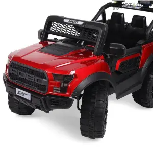 Battery Operated 4x4 Big Size Jeep 12V Battery Jeep Battery Operated Ride On -Red | Same-Day Delivery in Delhi NCR