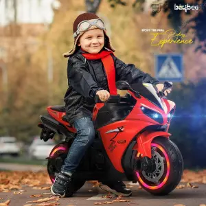 Red Bike for Kids| 6V Battery | Sturdy Material | Max Load 35 KG | Same-Day Delivery in Delhi NCR