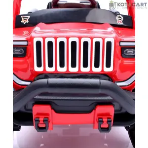 Jumbo-sized 12v 4 Wheel Drive Kids Electric Bugatti Jeep | Single Button start and 2 Point safety harness | Same-Day Delivery in Delhi NCR