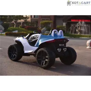 4x4 Big Wheels Electric Jeep in Blue and Red | Ride on Jeep | Same-Day Delivery in Delhi NCR