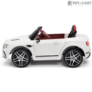 Licensed Bentley GT Super Sports Kids Car White | Same-Day Delivery in Delhi NCR