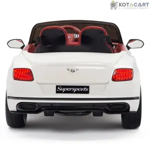 Licensed Bentley GT Super Sports Kids Car White | Same-Day Delivery in Delhi NCR