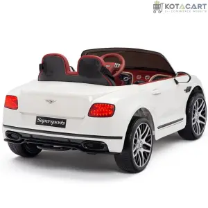 Licensed Bentley GT Super Sports Kids Car White | Same-Day Delivery in Delhi NCR