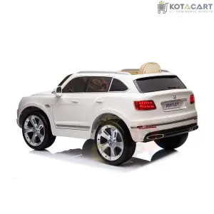 Licensed Bentley Bentayaga Kids Car White | Same-Day Delivery in Delhi NCR