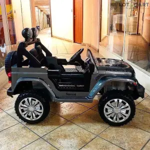 Speed Rubicon Battery Operated Jeep 12V For Children - Grey | Same-Day Delivery in Delhi NCR