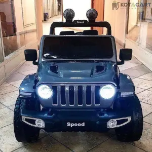 Speed Rubicon Battery Operated Jeep 12V For Children - Grey | Same-Day Delivery in Delhi NCR