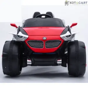 4x4 Big Wheels Electric Jeep in Blue and Red | Ride on Jeep | Same-Day Delivery in Delhi NCR