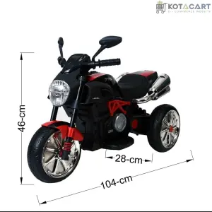 Kotacart | Speed ducati diavel style PL 6688 ( SPEED BIKE) ride on 12v Battery Operated | Same-Day Delivery in Delhi NCR