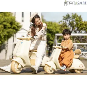 Kotacart | Vespa Matte Finish Kids Bike Kids scooter Battery Operated Ride On Scooty with remote | Same-Day Delivery in Delhi NCR