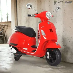 Kotacart | Vespa Rechargeable Battery Operated 12v Ride-on Scooter for Kids (3 to 7 Years) | Same-Day Delivery in Delhi NCR