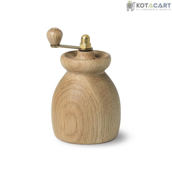 Menageri pepper mill h 9,5 cm, oak matt lacquered