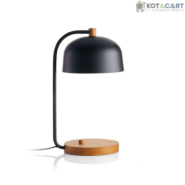 Lex Black Dome USB Desk Lamp