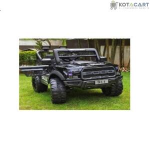 Battery Operated 4x4 Big Size Jeep 12V Battery Jeep Battery Operated Ride On - Black | Same-Day Delivery in Delhi NCR