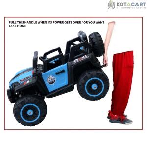 Electric Ride on for Kids | Battery Car For 1 to 7 Year Kids | Car For Kids with Swing Option, Music System, Spring Suspension and Remote Control- Blue | Same-Day Delivery in Delhi NCR