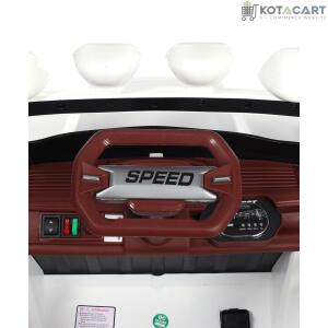 2023 4 Wheel Drive on 12v White Bugatti for Kids & Toddlers | Same-Day Delivery in Delhi NCR