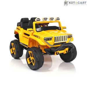 Jumbo-sized Ride-on Yellow 4x4 Battery Operated Bugatti Jeep for Kids | Same-Day Delivery in Delhi NCR