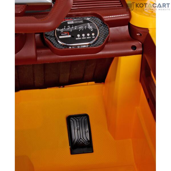 Jumbo-sized Ride-on Yellow 4x4 Battery Operated Bugatti Jeep for Kids | Same-Day Delivery in Delhi NCR - Image 16