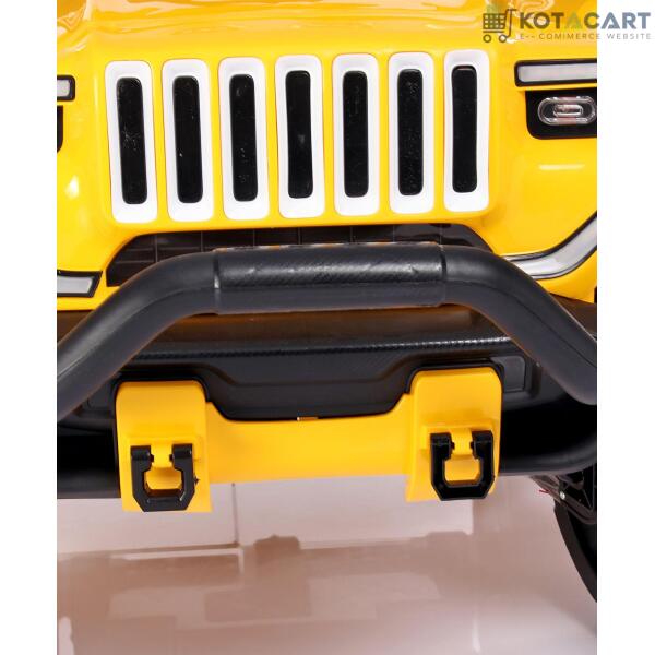 Jumbo-sized Ride-on Yellow 4x4 Battery Operated Bugatti Jeep for Kids | Same-Day Delivery in Delhi NCR - Image 19