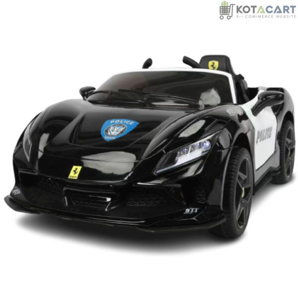 Police Car For Kids Turbo F8 12V With Remote Control | Same-Day Delivery in Delhi NCR