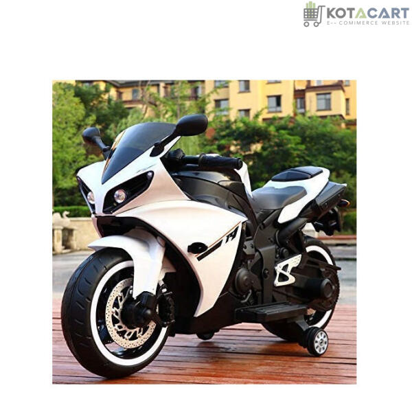 Electric R1 Bike For Kids | Bike For Child | R1 Bike For Kids | Age 1 to 8 Years - White | Same-Day Delivery in Delhi NCR