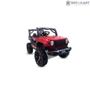 Battery Operated Car For Kids |Electric Ride on Jeep for Kids with Music, Led Lights, Swing, Bluetooth Remote and 12V Battery Operated Car for 1 to 4 Years Children to Drive (Metallic Red) | Same-Day Delivery in Delhi NCR