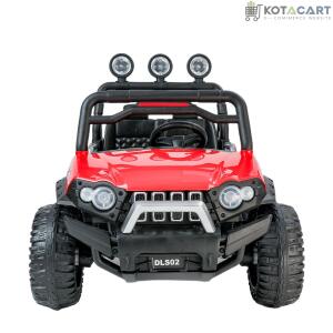 Electric Ride on for Kids | Battery Car For 1 to 7 Year Kids | Car For Kids with Swing Option, Music System, Spring Suspension and Remote Control- Red | Same-Day Delivery in Delhi NCR