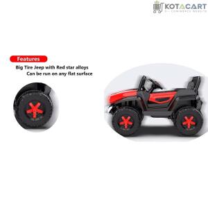 Battery Operated Ride on Jeep for Kids with Music, Lights and Swing- Electric Remote Control Ride on Jeep for Children to Drive of Age 1 to 6 Years-Matelic Red | Same-Day Delivery in Delhi NCR