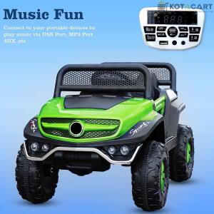 Battery Operated Ride on Jeep for Kids with Music, Lights and Swing- Electric Remote Control Ride on Jeep for Children to Drive of Age 1 to 6 Years-Green | Same-Day Delivery in Delhi NCR