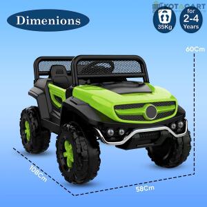 Battery Operated Ride on Jeep for Kids with Music, Lights and Swing- Electric Remote Control Ride on Jeep for Children to Drive of Age 1 to 6 Years-Green | Same-Day Delivery in Delhi NCR