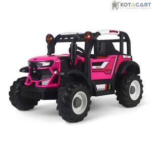 Electric Ride on for Kids | Battery Car For 1 to 7 Year Kids | Car For Kids with Swing Option, Music System, Spring Suspension and Remote Control- Pink | Same-Day Delivery in Delhi NCR