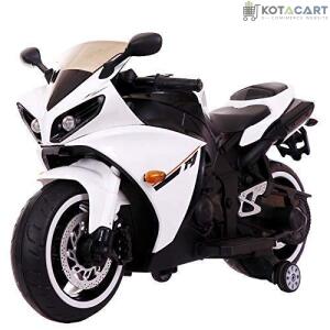 Electric R1 Bike For Kids | Bike For Child | R1 Bike For Kids | Age 1 to 8 Years - White | Same-Day Delivery in Delhi NCR