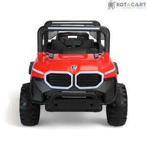 Battery-Operated Ride-on Jeep for Kids | Battery car For Kids | Suitable for Children Aged 2 to 5 Years - Red | Same-Day Delivery in Delhi NCR