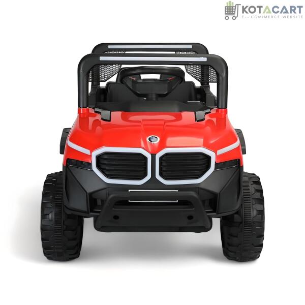 Battery-Operated Ride-on Jeep for Kids | Battery car For Kids | Suitable for Children Aged 2 to 5 Years - Red | Same-Day Delivery in Delhi NCR - Image 3