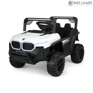 Battery-Operated Ride-on Jeep for Kids | Battery car For Kids | Suitable for Children Aged 2 to 5 Years - White | Same-Day Delivery in Delhi NCR