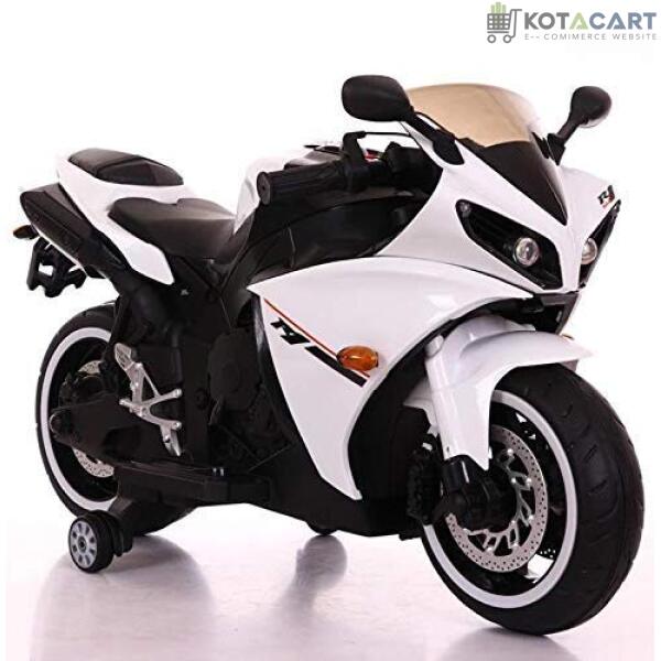 Electric R1 Bike For Kids | Bike For Child | R1 Bike For Kids | Age 1 to 8 Years - White | Same-Day Delivery in Delhi NCR - Image 5