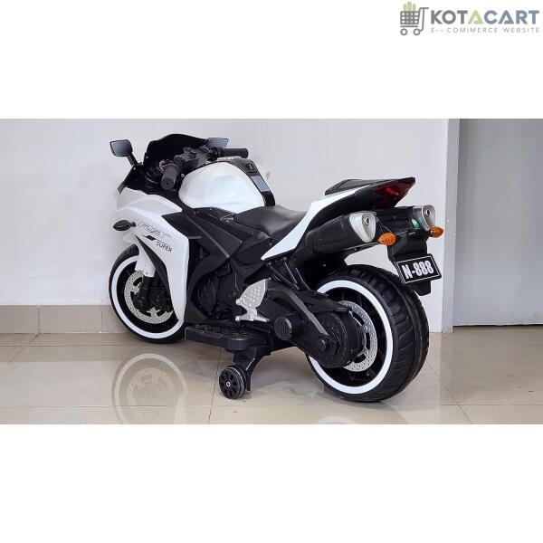 Electric Bike R3 for Kids | Battery Bike |  Electric Ride-On for Kids [Ages 2 to 5 Years- White | Same-Day Delivery in Delhi NCR - Image 8