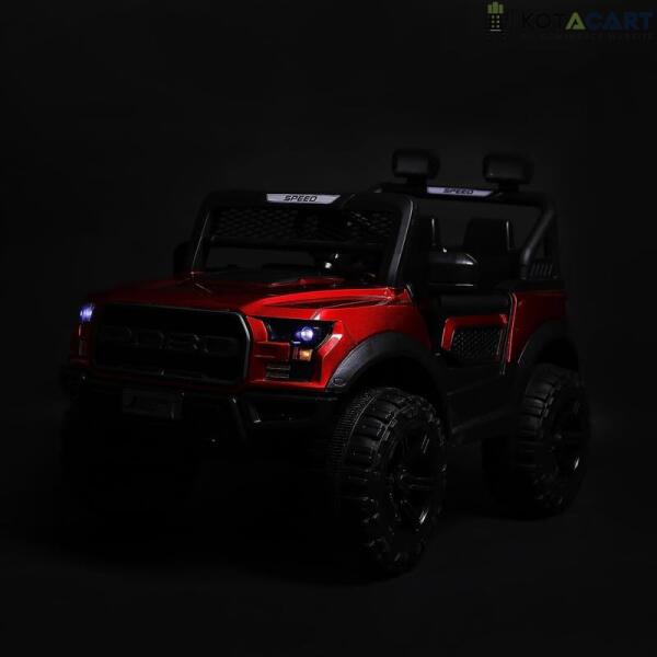 Battery Operated 4x4 Big Size Jeep 12V Battery Jeep Battery Operated Ride On - Dark Red | Same-Day Delivery in Delhi NCR - Image 9