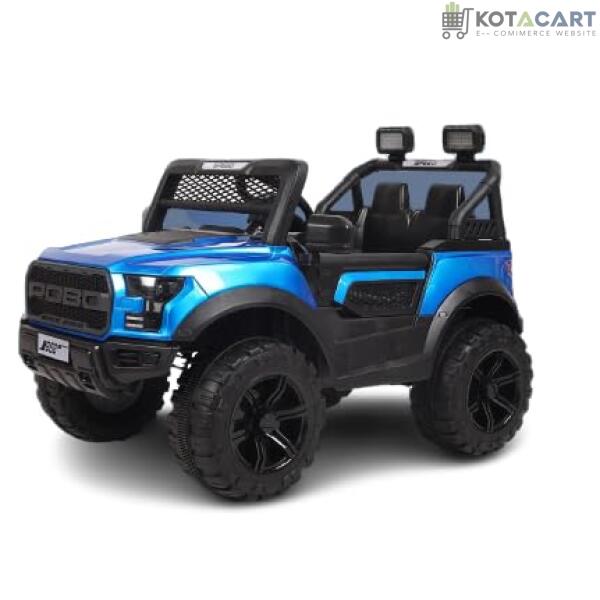 Battery Operated 4x4 Big Size Jeep 12V Battery Jeep Battery Operated Ride On - Blue | Same-Day Delivery in Delhi NCR - Image 3