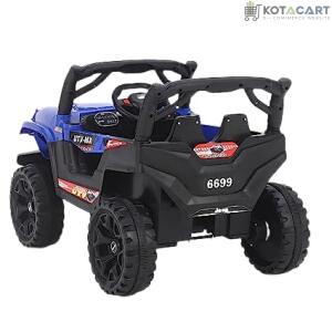 Electric Ride on Jeep for Kids with Music, Led Lights, Swing, Bluetooth Remote and 12V Battery Operated Car for 1 to 4 Years Children to Drive (Blue) | Same-Day Delivery in Delhi NCR