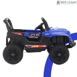 Electric Ride on Jeep for Kids with Music, Led Lights, Swing, Bluetooth Remote and 12V Battery Operated Car for 1 to 4 Years Children to Drive (Blue) | Same-Day Delivery in Delhi NCR