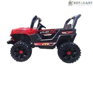 Battery Operated Car For Kids |Electric Ride on Jeep for Kids with Music, Led Lights, Swing, Bluetooth Remote and 12V Battery Operated Car for 1 to 4 Years Children to Drive (Metallic Red) | Same-Day Delivery in Delhi NCR