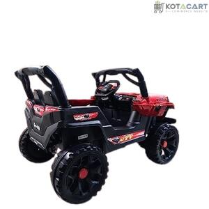 Battery Operated Car For Kids |Electric Ride on Jeep for Kids with Music, Led Lights, Swing, Bluetooth Remote and 12V Battery Operated Car for 1 to 4 Years Children to Drive (Metallic Red) | Same-Day Delivery in Delhi NCR