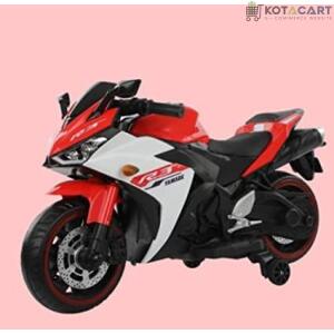 Battery Operated Bike For Kids| R3 Mountain Battery Operated Ride On Motor Bike for Kids, 2 to 7 Years, Red & White | Same-Day Delivery in Delhi NCR